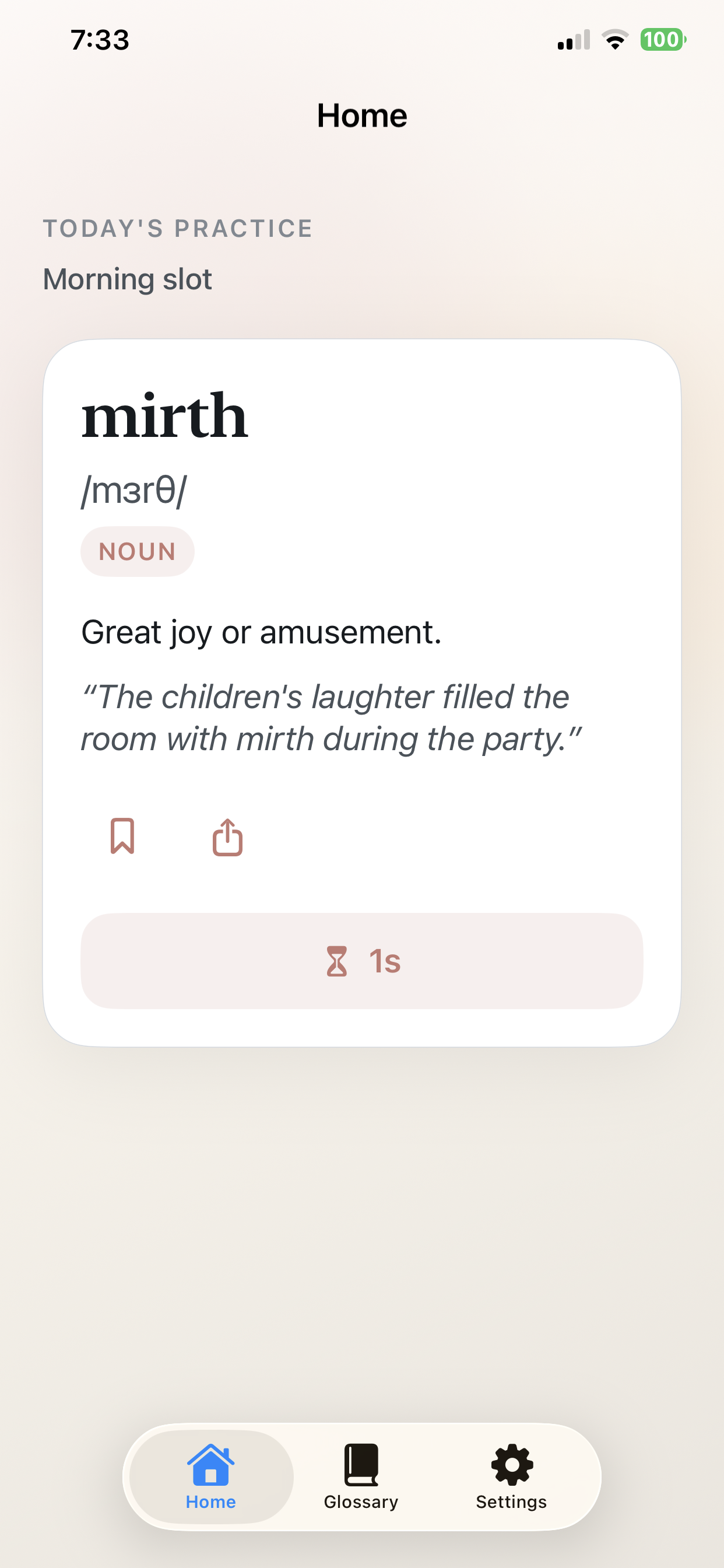VocaLock app screenshot